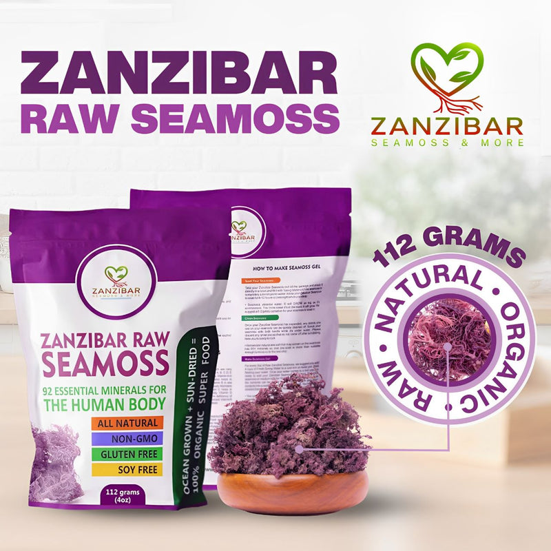 Zanzibar Organic Seamoss Plant (4oz)-Plant-Zanzibar Seamoss & More
