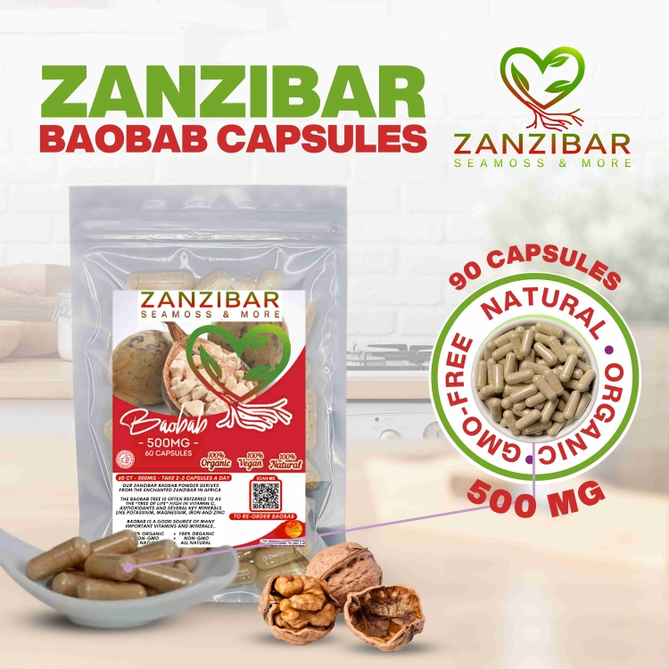 Organic Baobab Pack (60ct) (1 Month Supply)