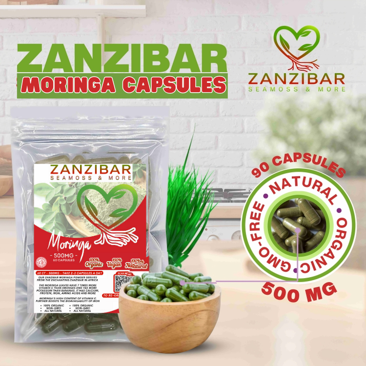 Organic Moringa Pack (60ct) (1 Month Supply)