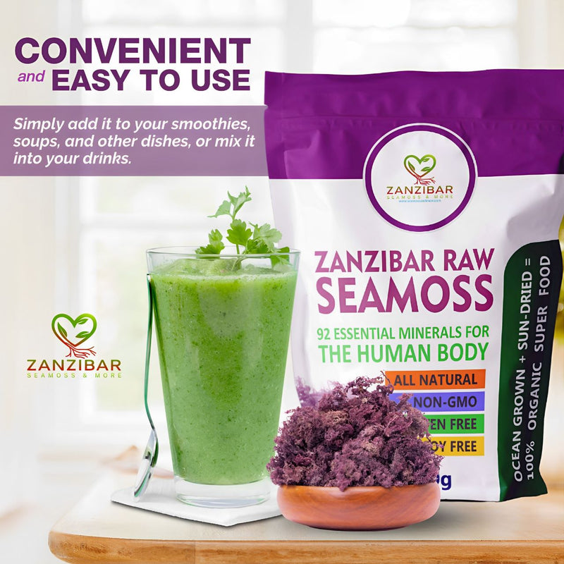 Zanzibar Organic Seamoss Plant (4oz)-Plant-Zanzibar Seamoss & More