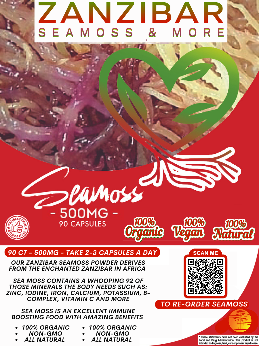 Trio Pack Bundle - Seamoss, Blackseed, Moringa (1 Month Supply)